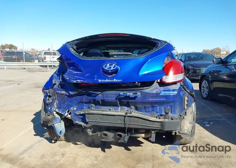 2014 Hyundai Veloster Base W/Black from USA, damaged, VIN KMHTC6AD0EU216967